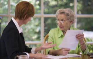 oregon workers compensation attorney meeting with client
